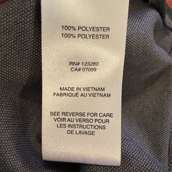 Travis Matthew gray short sleeve polo shirt with V logo Size XXXL - Picture 6 of 7